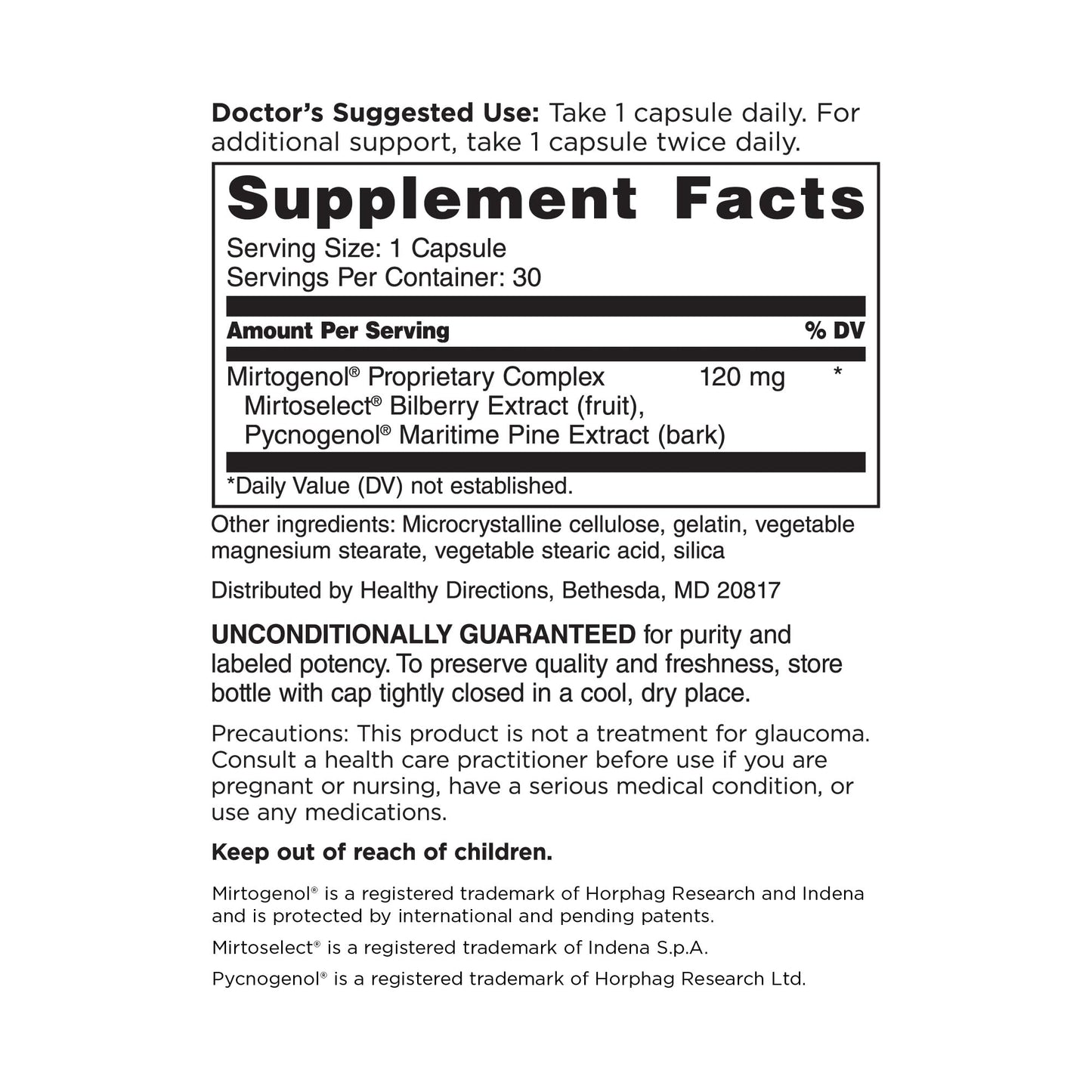 DOCTORS' PREFERRED Dr. Whitaker Ocular Pressure & Retina Defense Supplement to Support Healthy Intraocular Pressure Levels, Circulation & Eye Tissue (60 Capsules) - dailyvitalstore
