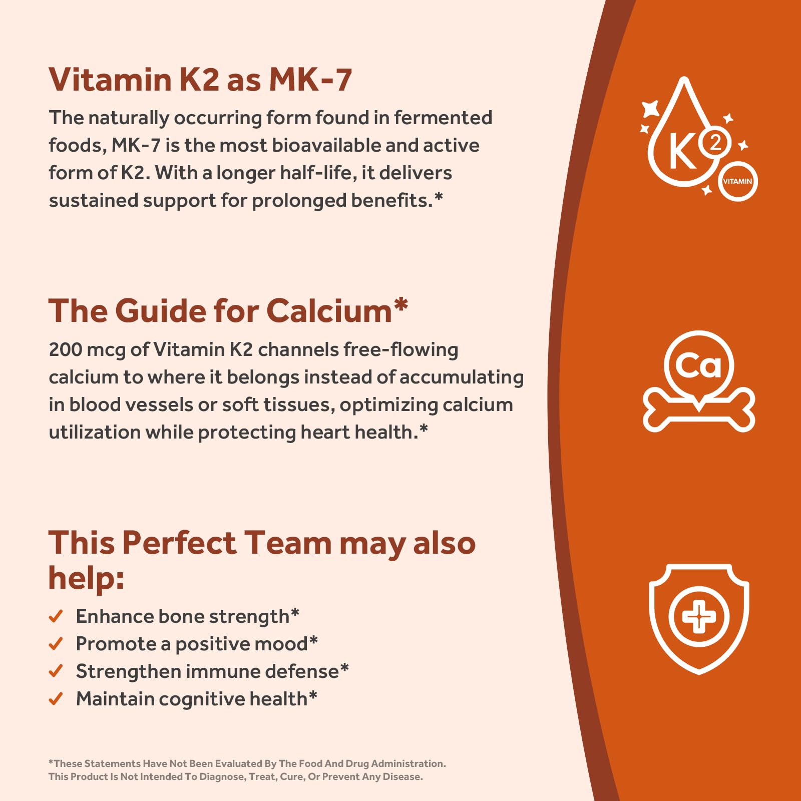 Doctor's Recipes Vitamin D3 K2, 10,000 IU, 200 mcg, MK-7, Strong Bone Density, Teeth, Immune, Heart Support, Energy, Calcium Absorption, - dailyvitalstore