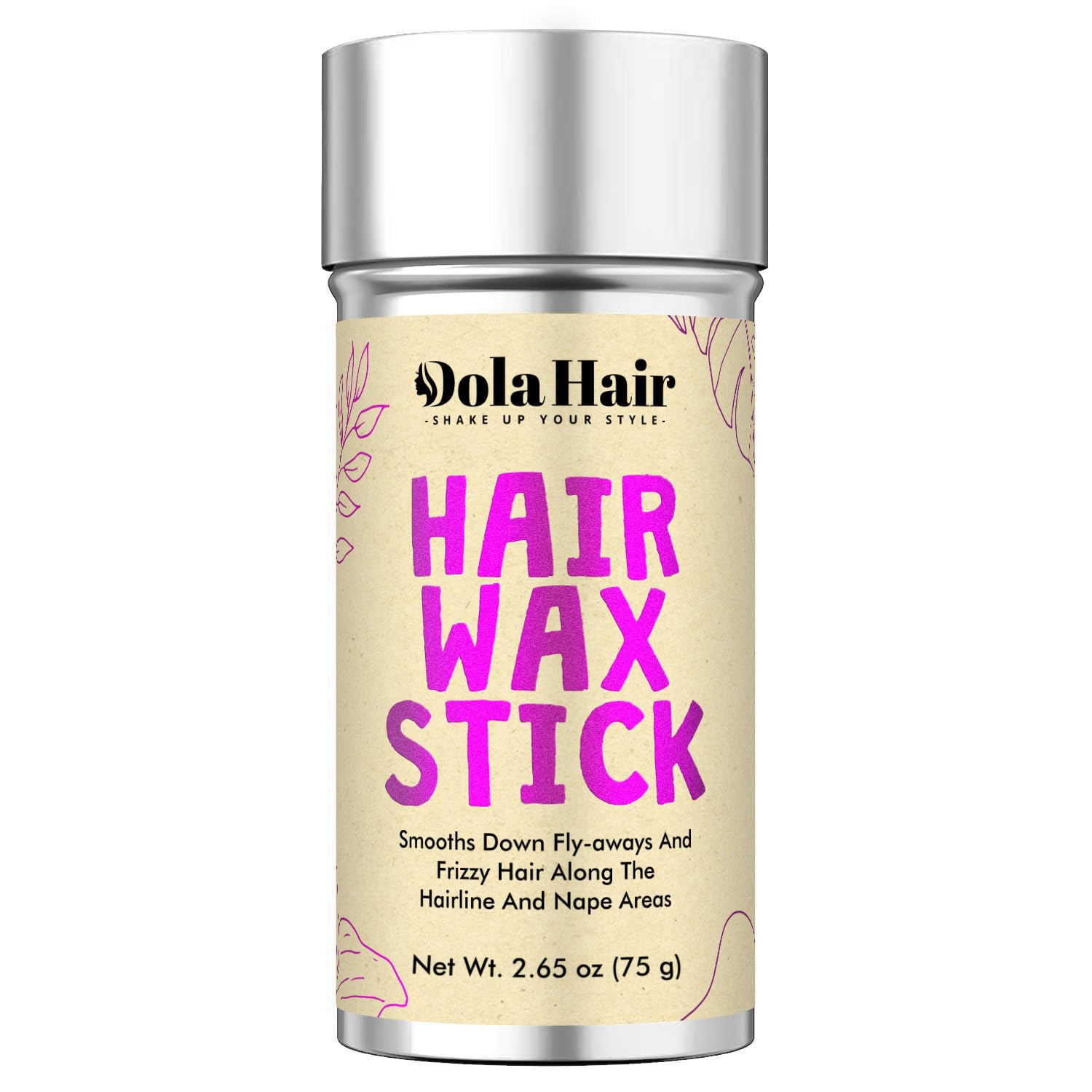 Dolahair Hair Wax Stick - Flyaway Control and Styling Pomade for Kids, Women, and Men - Slick Back Hair Bun Maker and Hair Accessorie for Teen Girls (1 Pack of Wax) - dailyvitalstore
