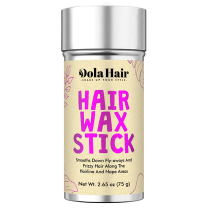 Dolahair Hair Wax Stick - Flyaway Control and Styling Pomade for Kids, Women, and Men - Slick Back Hair Bun Maker and Hair Accessorie for Teen Girls (1 Pack of Wax) - dailyvitalstore