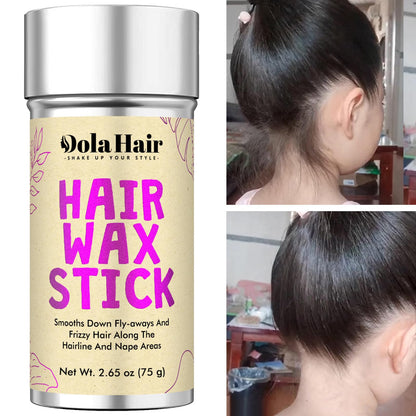 Dolahair Hair Wax Stick - Flyaway Control and Styling Pomade for Kids, Women, and Men - Slick Back Hair Bun Maker and Hair Accessorie for Teen Girls (1 Pack of Wax) - dailyvitalstore