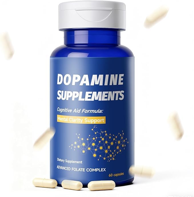 Dopamine Brain Supplement with L-Tyrosine 650mg | Cognitive Function, Focus & Mood Support | Neurotransmitter & Mental Energy Booster | 60 Capsules - dailyvitalstore