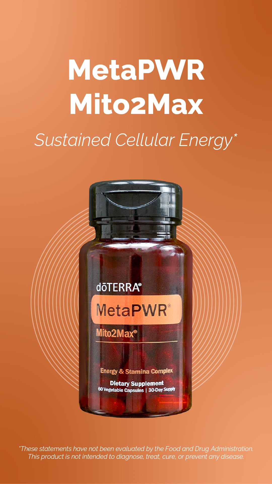 doTERRA MetaPWR Mito2Max Energy Supplement - 60 Capsules - dailyvitalstore