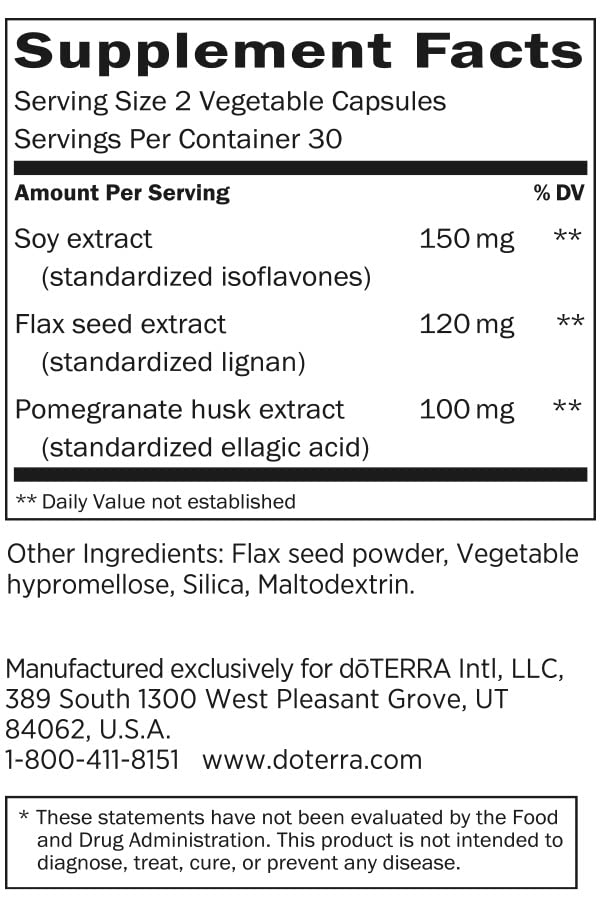 doTERRA - Women's Phytoestrogen Essential Complex - 60 Capsules - dailyvitalstore