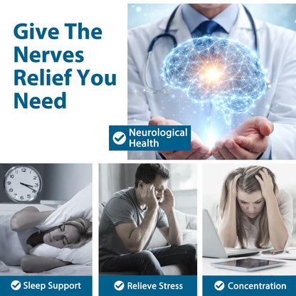 DQQI Migraine Relief Supplement | 120 Capsules Liposomal Neurological Health Formula with Magnesium Glycinate, Riboflavin (Vitamin B2) & Feverfew | Daily Brain Function - dailyvitalstore