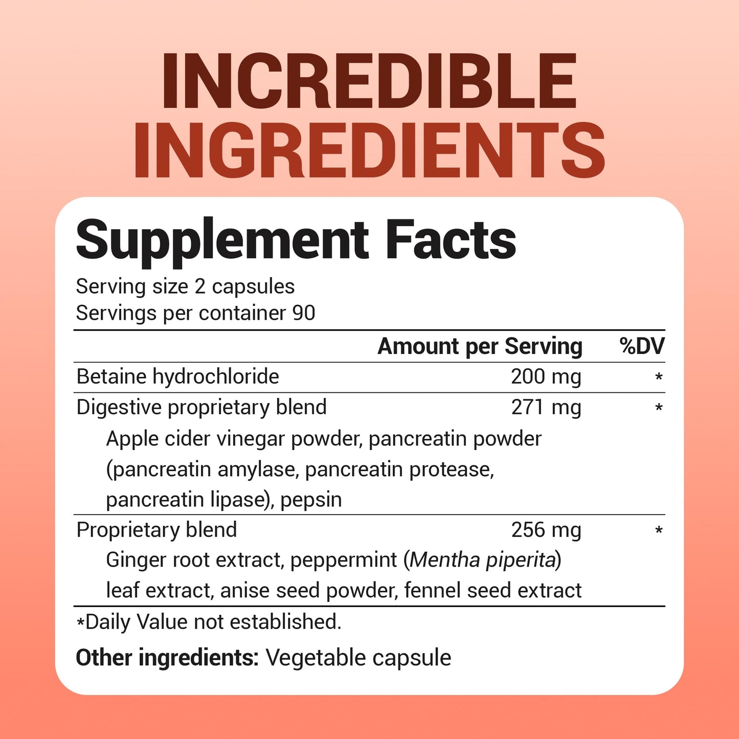 Dr. Berg Advanced Digestive Enzymes with Apple Cider Vinegar - Includes Digestive Health Ingredients Like Betaine Hydrochloride (HCI), Ginger Root & Peppermint Leaf - 180 Capsules - dailyvitalstore