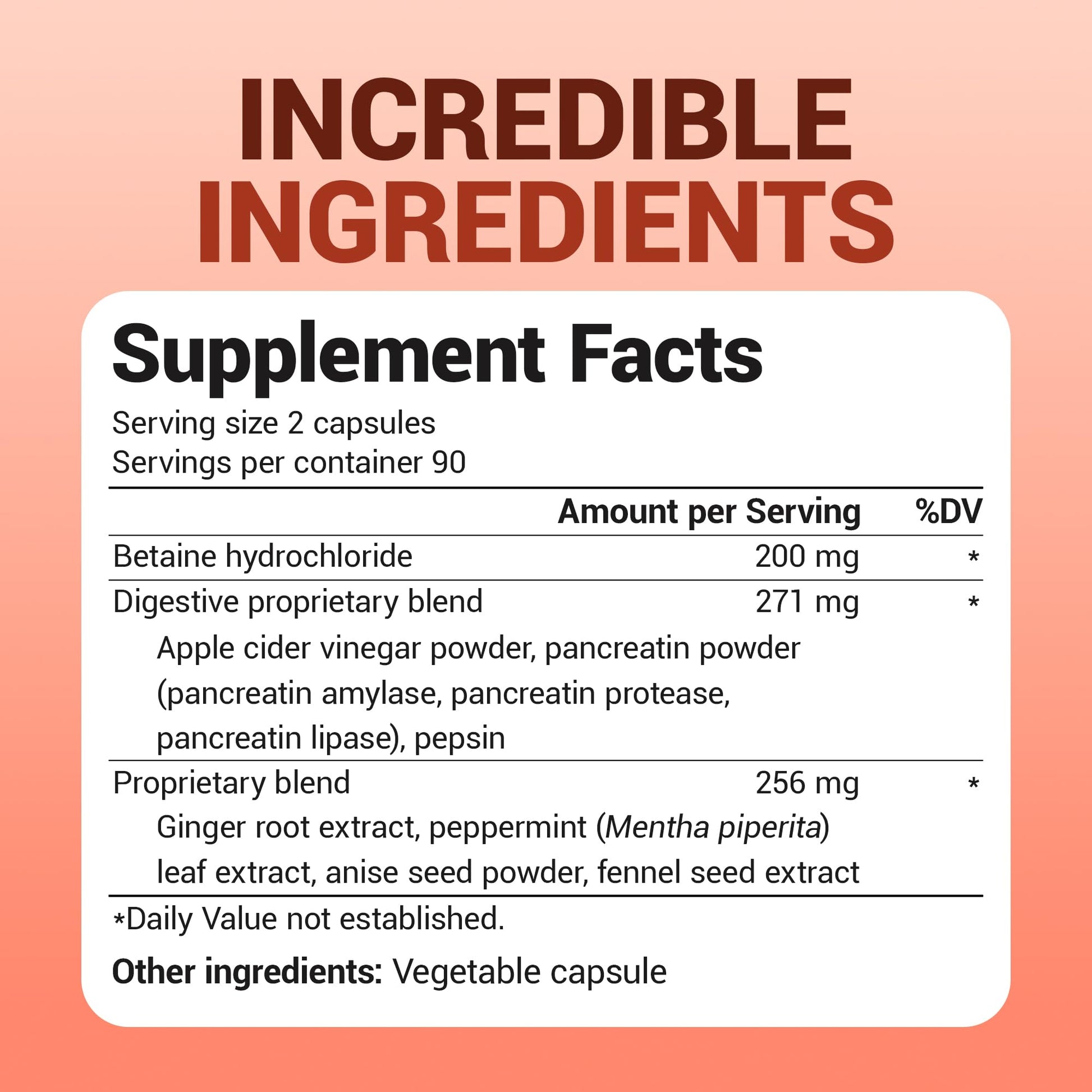 Dr. Berg Advanced Digestive Enzymes with Apple Cider Vinegar - Includes Digestive Health Ingredients Like Betaine Hydrochloride (HCI), Ginger Root & Peppermint Leaf - 180 Capsules - dailyvitalstore