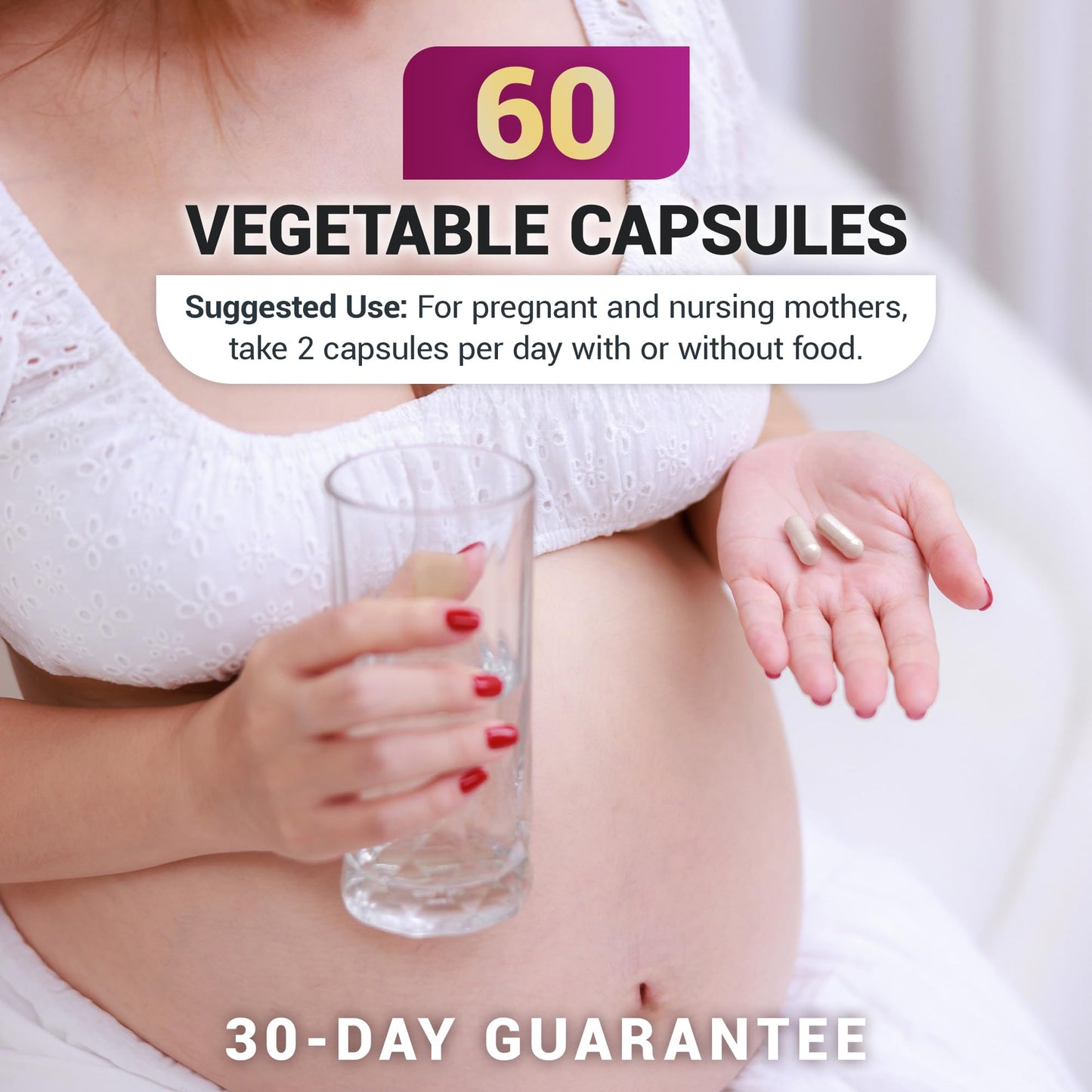 Dr. Berg Natural Prenatal Vitamins for Women (Pregnant & Nursing) - Prenatal Vitamins with Folate, Vitamins, Minerals, Omegas, &11 Powerful Superfoods - Womens Prenatal Multivitamin - 60 Capsules - dailyvitalstore