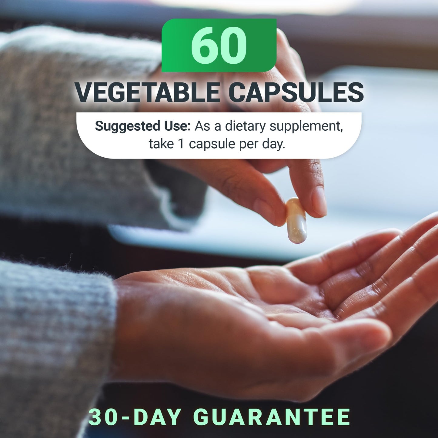 Dr. Berg Natural Vitamin B1 B6 B12 Complex - Allithiamine Vitamin B1 Supplement with 8 Essential Vitamin B Complex for Men & Women Including Thiamin, Niacin, Folate, Magnesium & More - 60 Capsules - dailyvitalstore