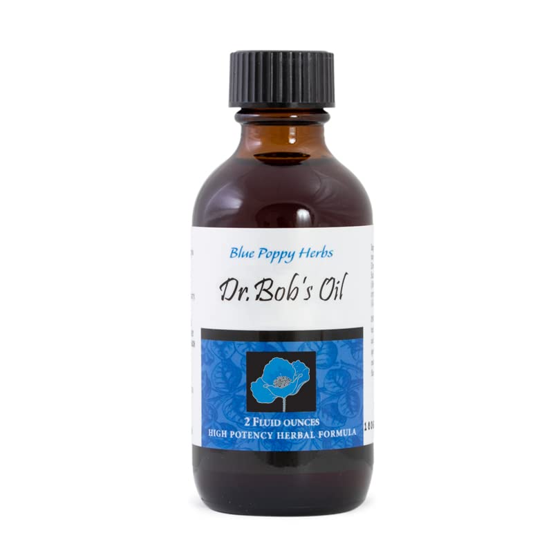 Dr. Bob's Medicated Oil (1 bottle) - Blue Poppy - dailyvitalstore
