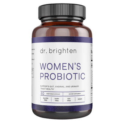 Dr. Brighten Women’s Probiotic - Probiotics, Prebiotics with Antioxidants & Sunfiber for Healthy Hormones, Balanced Female Microbiome, Ovaries and Immune Health - 60 Capsules - dailyvitalstore