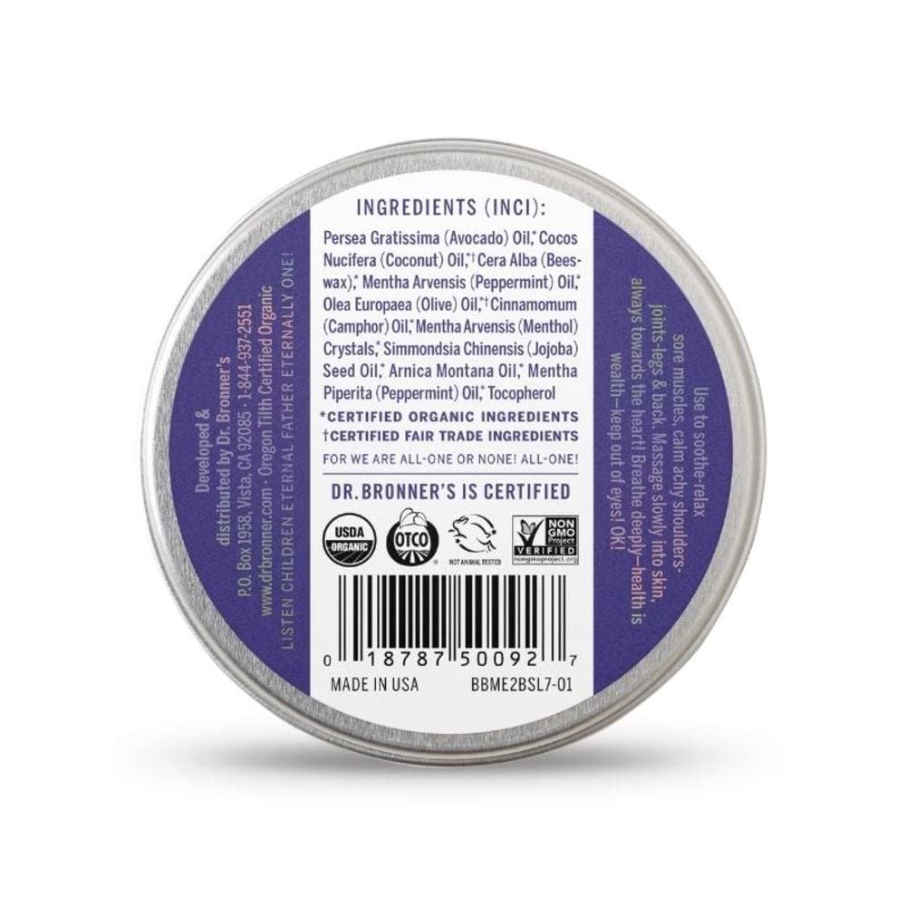 Dr. Bronners, Organic Magic Arnica Menthol Balm, 2 Ounce - dailyvitalstore