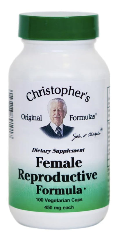 Dr. Christopher’s Female Health Bundle | Female Reproductive, Hormonal Changease & Wheat Germ Oil | 3-Bottle Herbal Support Pack | 100 Veg Capsules Each | USDA Organic Dietary Supplements - dailyvitalstore