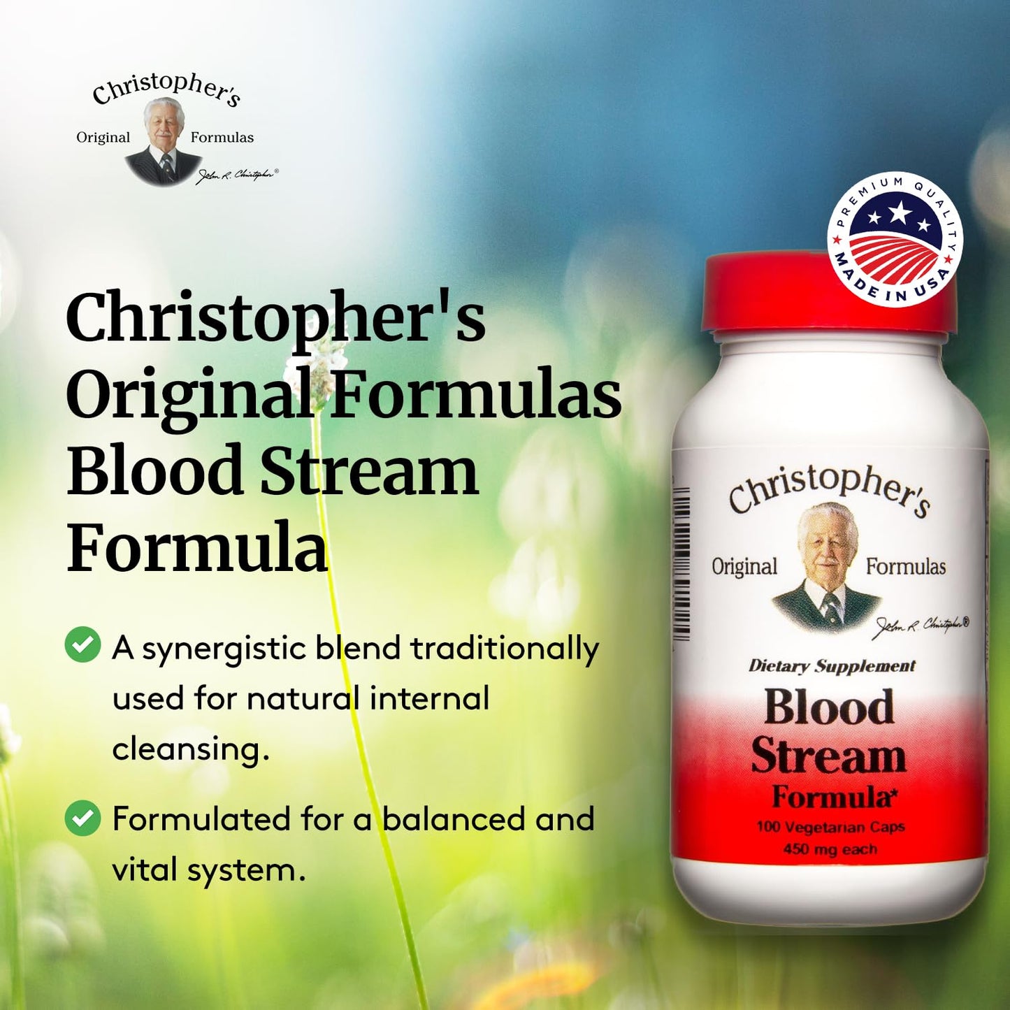 DR. CHRISTOPHER'S Formulas Blood Stream Formula, 100 Cap - dailyvitalstore