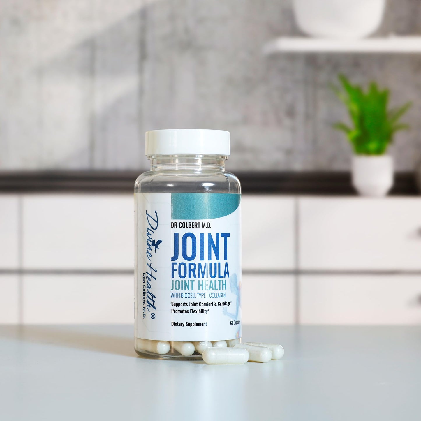 Dr. Colbert, MD Joint Formula | by Divine Health | Joint Health | AvoVida | Boswellia | 60 Capsules | 30 Servings - dailyvitalstore