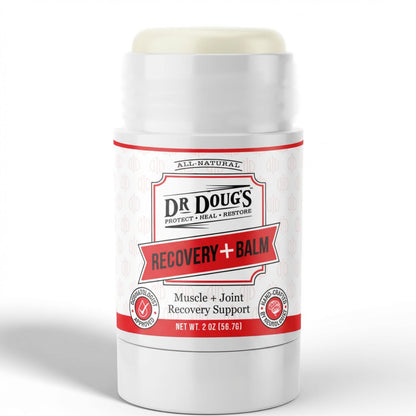 Dr. Doug's Recovery Balm – Organic Arnica & Magnesium Topical Rub – Soothing Support Lotion for Active Muscles, Joints, & Skin – Dermatologist Approved, Handmade in USA, Organic 2 oz Twist-Up Stick - dailyvitalstore