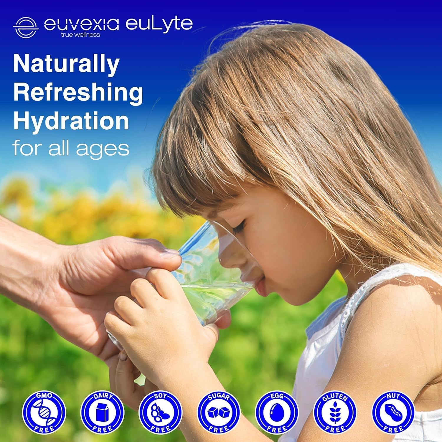 Dr Ekberg euLyte Instant Hydration Electrolytes Powder Zero Sugar Carb Calorie Lemon Lime Drink Mix • 80+ Minerals Magnesium Potassium Calcium Trace Minerals - dailyvitalstore