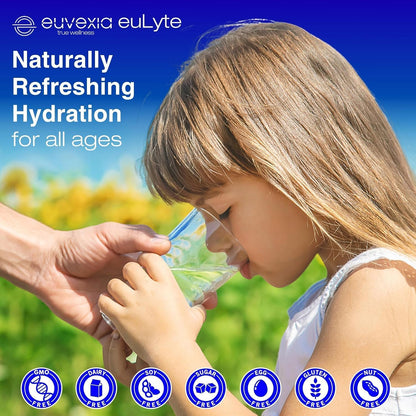Dr Ekberg euLyte Instant Hydration Electrolytes Powder Zero Sugar Carb Calorie Lemon Lime Drink Mix • 80+ Minerals Magnesium Potassium Calcium Trace Minerals - dailyvitalstore