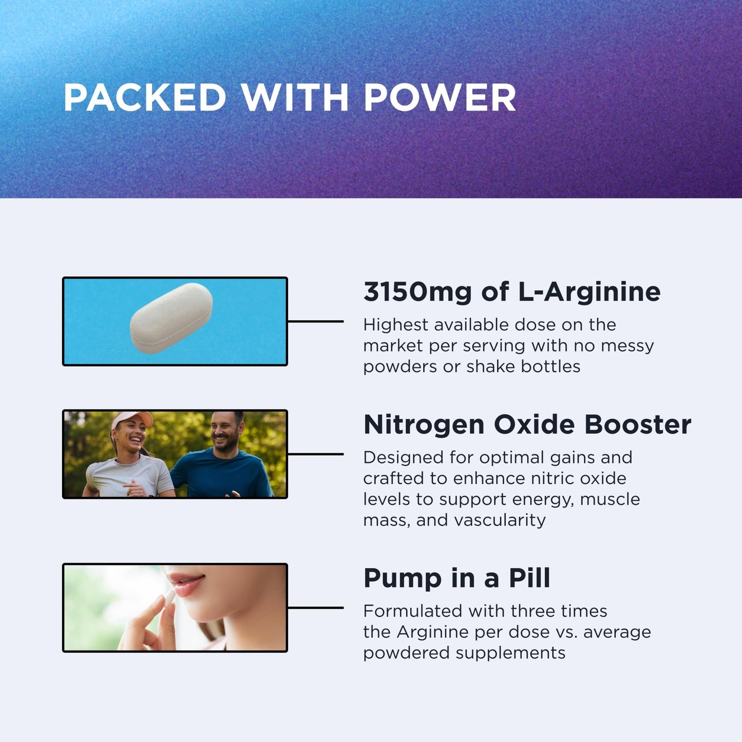 Dr. Emil - L Arginine (3150mg) Highest Capsule Dose - Nitric Oxide Supplement for Vascularity, Endurance and Heart Health - dailyvitalstore