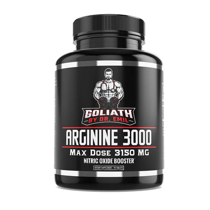 Dr. Emil - L Arginine (3150mg) Highest Capsule Dose - Nitric Oxide Supplement for Vascularity, Endurance and Heart Health - dailyvitalstore