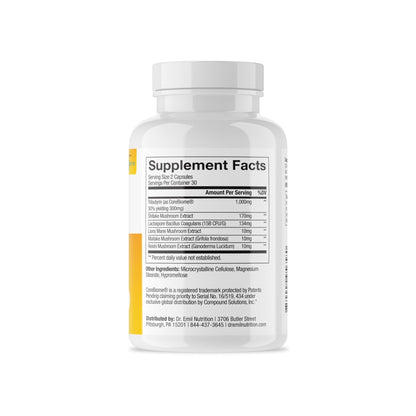 DR. EMIL NUTRITION Total Gut Health Complex - Prebiotic, Probiotic & Postbiotic Supplement - Supports Digestive Health, Bloating & Gut Balance - dailyvitalstore