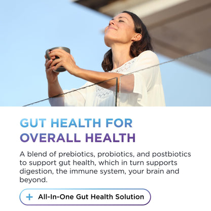 DR. EMIL NUTRITION Women & Men Total Gut Health Complex | Prebiotic + Probiotic + Postbiotic Gut Health Supplements - dailyvitalstore