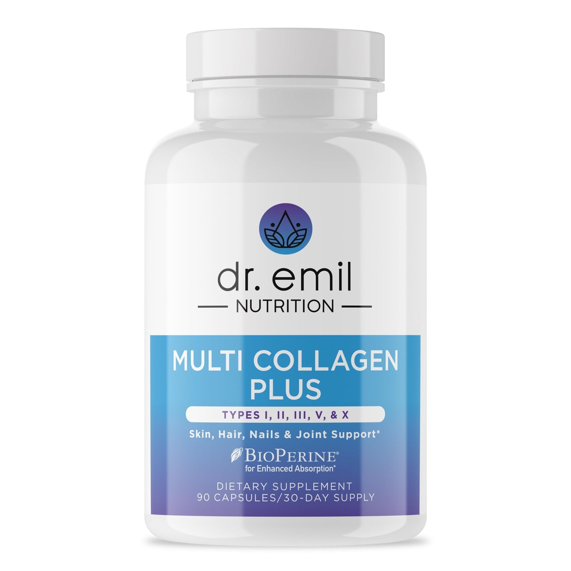 DR. EMIL NUTRITION Women's Multi Collagen Pills | Collagen Supplements | Support Hair, Skin, Nails & Joints | Hydrolyzed Collagen Supplements - dailyvitalstore