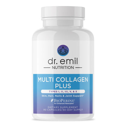 DR. EMIL NUTRITION Women's Multi Collagen Pills | Collagen Supplements | Support Hair, Skin, Nails & Joints | Hydrolyzed Collagen Supplements - dailyvitalstore