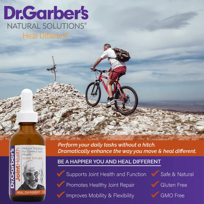 Dr. Garber's Natural Solutions Joint Health Oral Drops - Gemmotherapy Liquid Supplement for Healthy Joint Support & Function, Joint Repair, and Improved Mobility & Flexibility - 60ml - dailyvitalstore