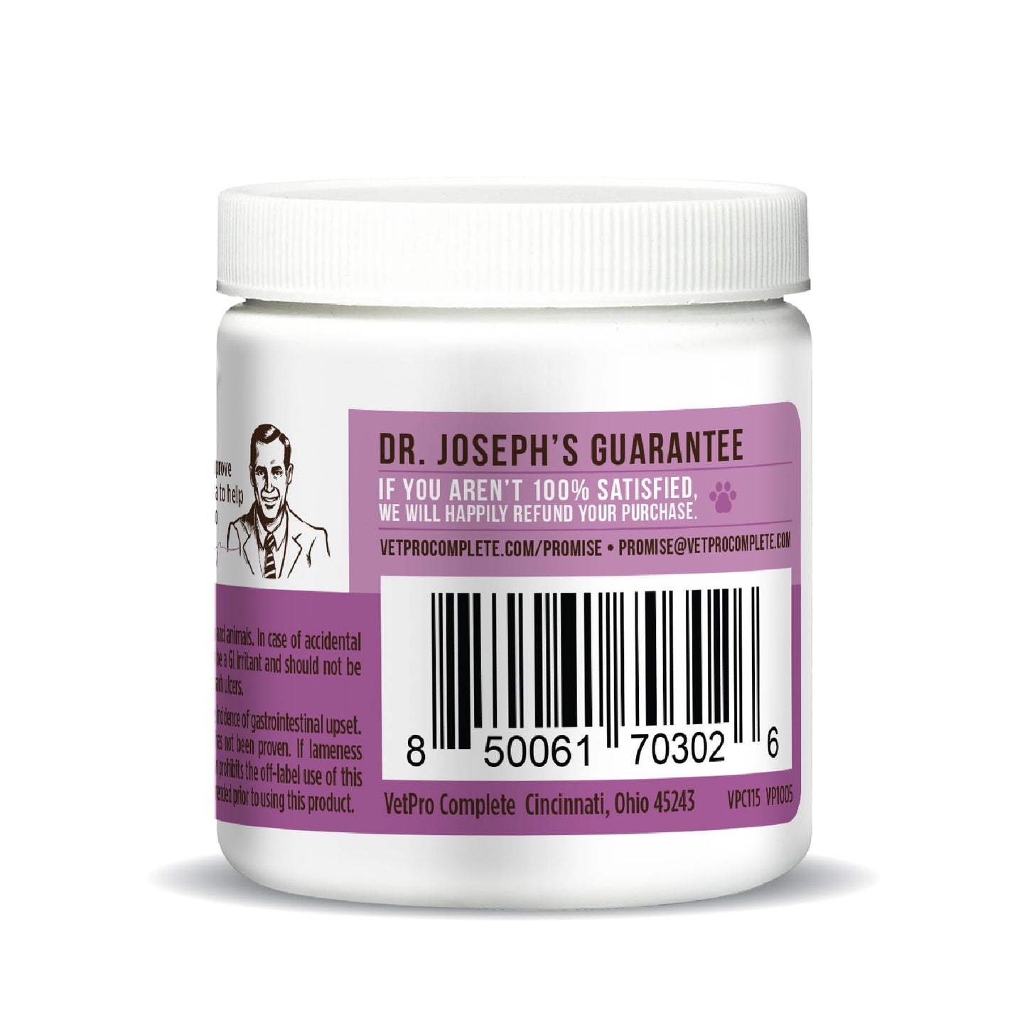 Dr. Joseph's VetPro Complete Dog Hip & Joint Supplement for Arthritis Pain Relief – High-Strength Glucosamine & Chondroitin Chews for Senior Dogs – Vet Formulated Daily Treats, Chicken Flavor, 60 Ct - dailyvitalstore