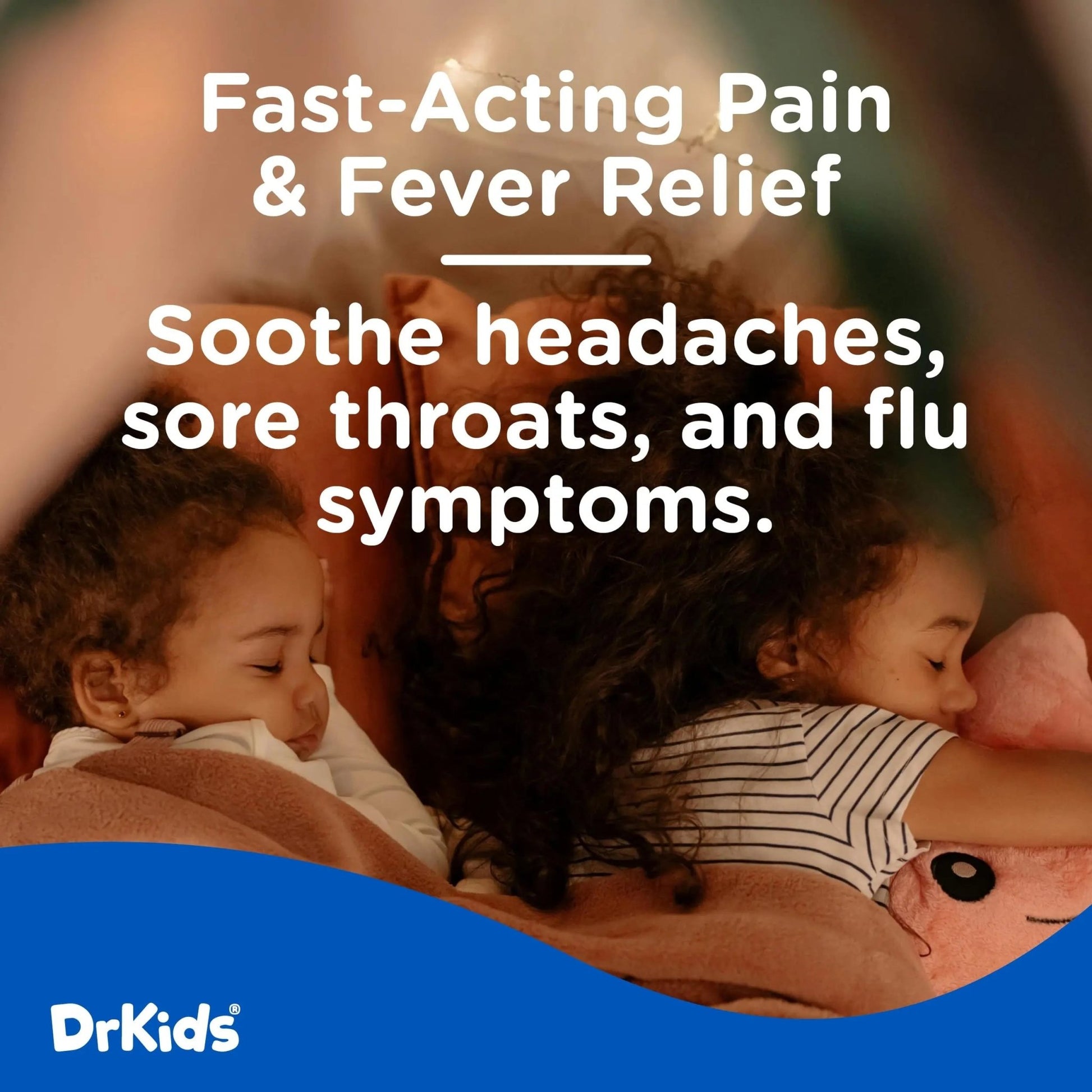 Dr. Kids Children’s Pain and Fever Chewable Gels – Pain Relief and Fever Reducer for Kids Ages 2–11, 80 mg Chewable Acetaminophen for Headache, Sore Throat, Cold & Flu, Pineapple Flavor, 26 Count - dailyvitalstore