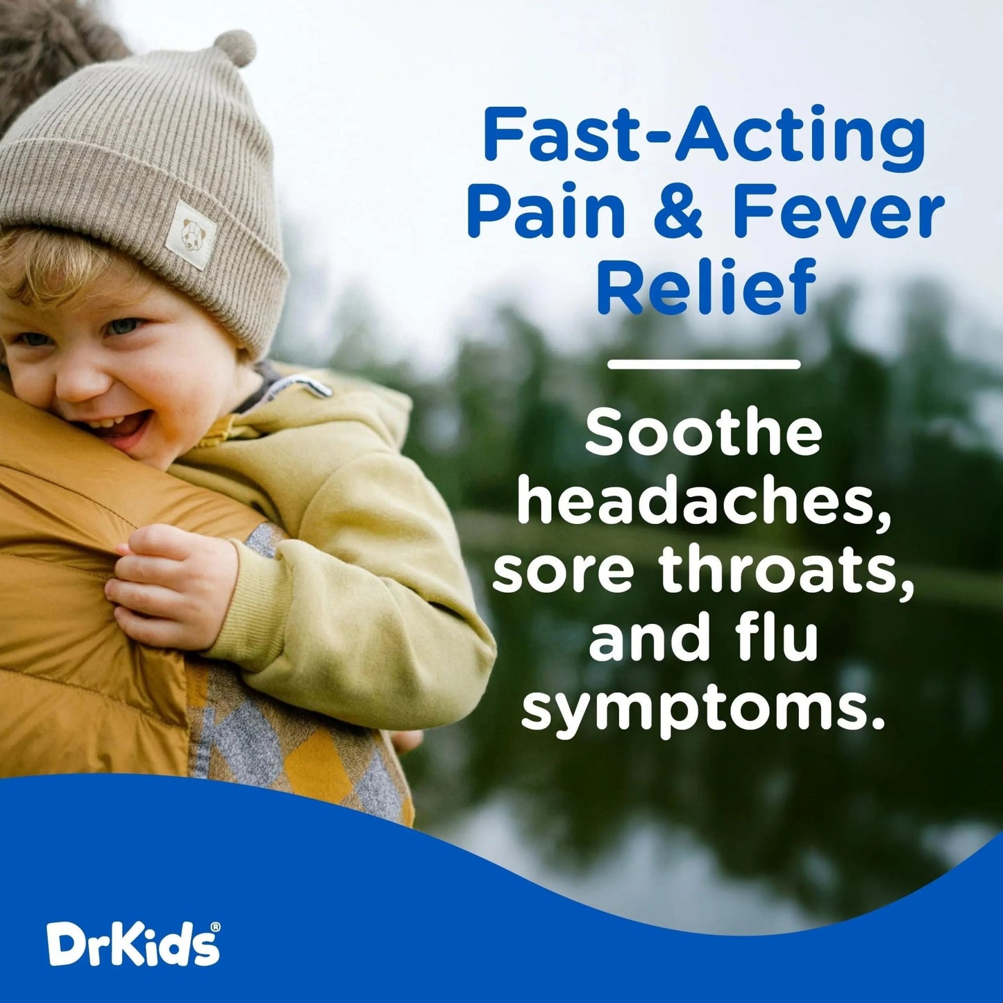 Dr. Kids Children’s Pain and Fever Chewable Gels – Pain Relief and Fever Reducer for Kids Ages 2–11, 80 mg Chewable Acetaminophen for Headache, Sore Throat, Cold & Flu, Pineapple Flavor, 24 Count - dailyvitalstore
