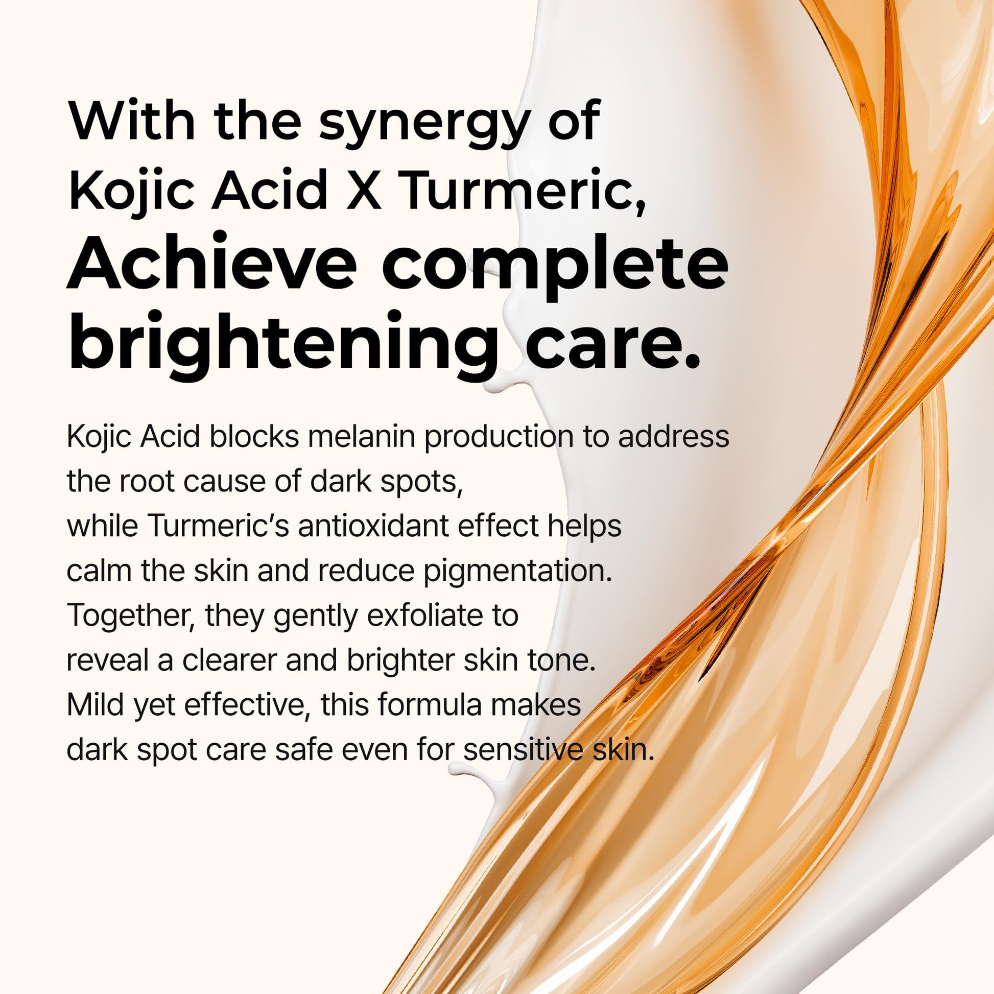 Dr. Melaxin Peel Shot Kojic Acid Turmeric Serum – Exfoliating Dark Spot Corrector with AHA/BHA & Niacinamide, Brightening & Even Tone - dailyvitalstore