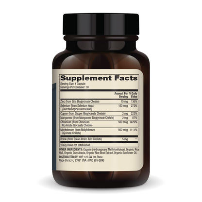 Dr. Mercola Essential Mineral Complex - Supports Cellular Health & Vital Functions - Zinc, Selenium, Copper, Manganese, Chromium, Molybdenum, Boron - 30 Capsules - dailyvitalstore