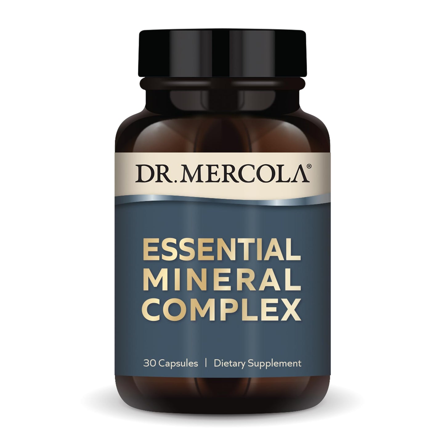 Dr. Mercola Essential Mineral Complex - Supports Cellular Health & Vital Functions - Zinc, Selenium, Copper, Manganese, Chromium, Molybdenum, Boron - 30 Capsules - dailyvitalstore