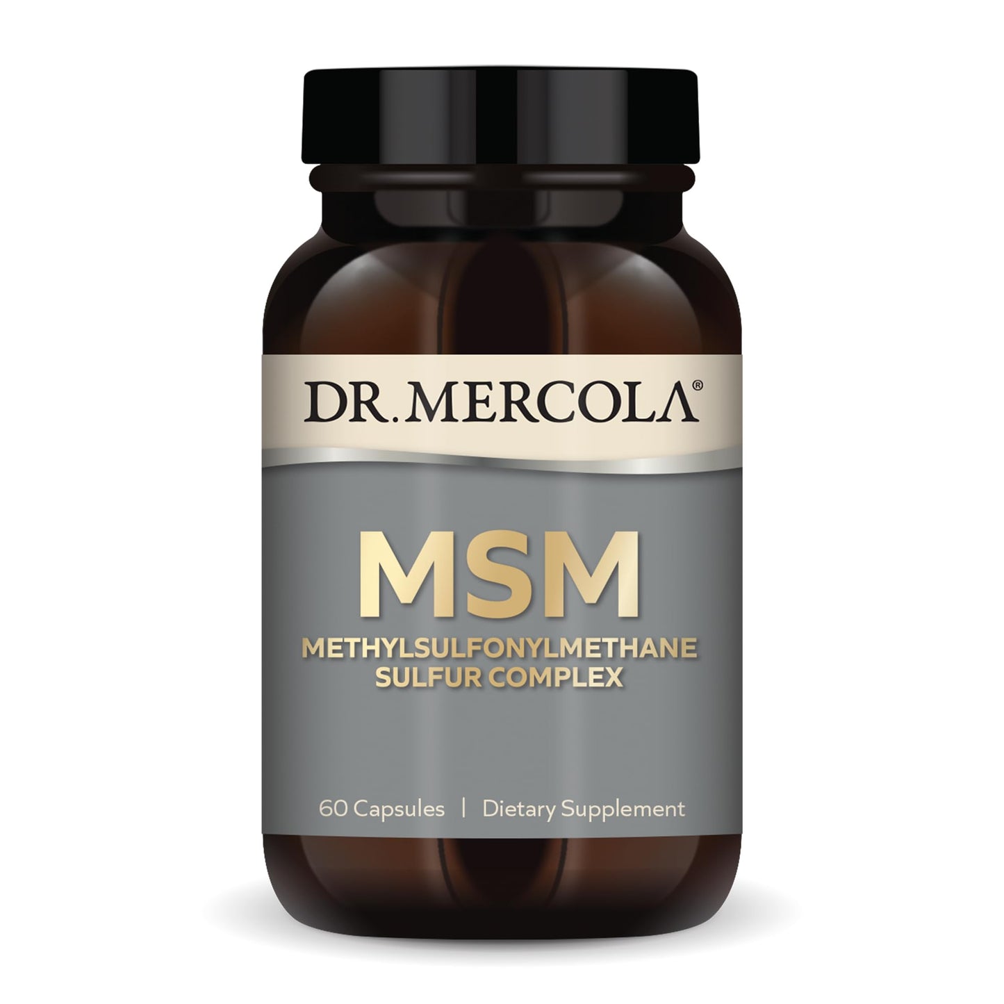Dr. Mercola MSM Sulfur Complex - Joint Support & Cellular Health - OptiMSM - R-Alpha Lipoic Acid - TMG - Organic Sulfur Blend - 60 Capsules (30 Servings) - dailyvitalstore