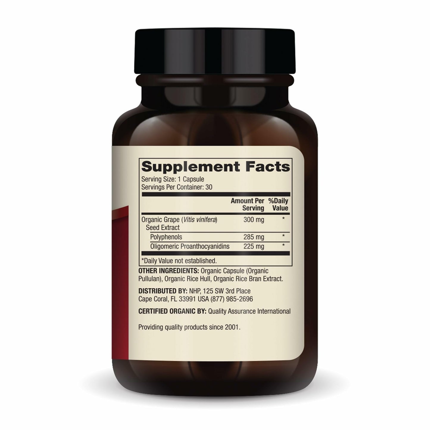 Dr. Mercola Organic Blood Pressure Support - Supports Healthy Circulation - High-Potency Grape Seed Extract - Non-GMO & Soy-Free - 30 Capsules (30 Servings) - dailyvitalstore