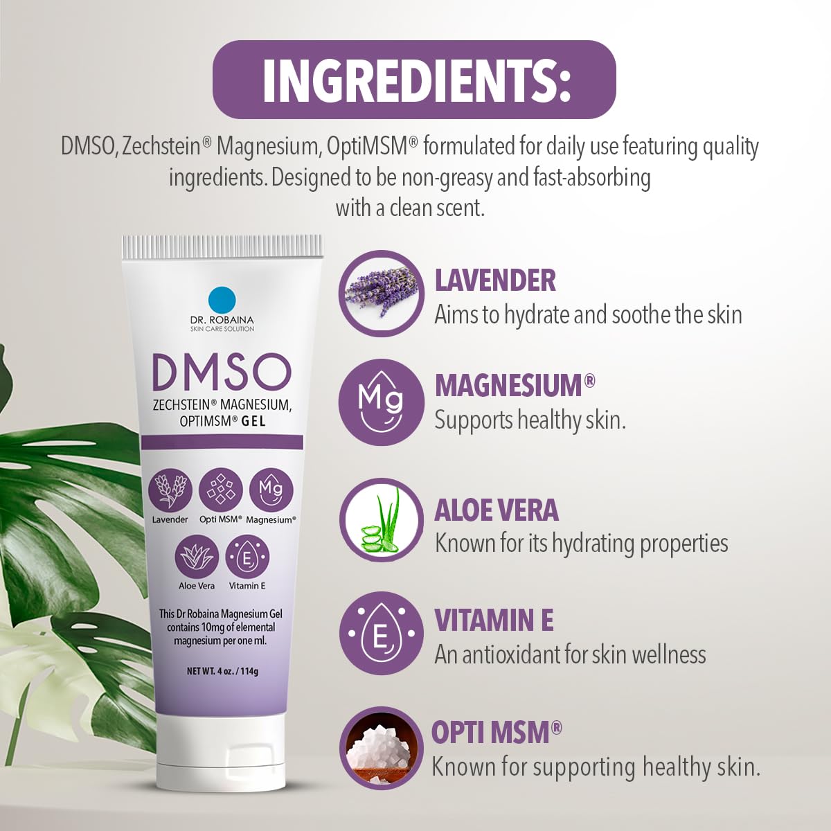 Dr. Robaina DMSO Lavender Gel - dailyvitalstore