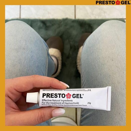 DR. SCHAVIT Presto Gel for Internal and External Hemorrhoids (Piles). A Natural Hemorrhoid Treatment Hemorrhoid Cream. Immediate Relief 25gr - dailyvitalstore