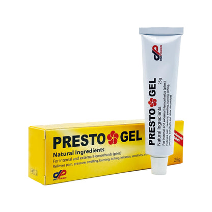 DR. SCHAVIT Presto Gel for Internal and External Hemorrhoids (Piles). A Natural Hemorrhoid Treatment Hemorrhoid Cream. Immediate Relief 25gr - dailyvitalstore