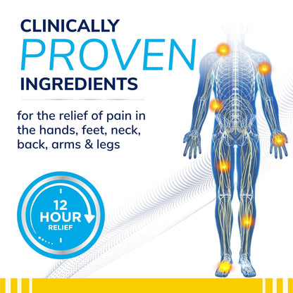 Dr. Scholl’s Clinical Strength 12-Hour Pain Relief Hydrogel Patches 10ct - 4% Lidocaine for Powerful Numbing, Instant Cooling Pain Relief with Menthol, Added Arnica, for Hands, Feet, Neck, Back & Legs - dailyvitalstore
