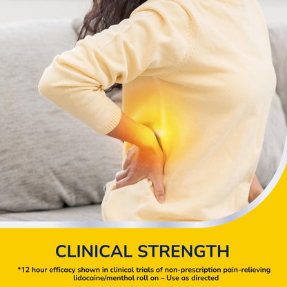Dr. Scholl’s Clinical Strength 12-Hour Pain Relief Liquid Roll-On, 3 oz - 4% Lidocaine for Powerful Numbing, Instant Cooling Pain Relief with Menthol, Added Urea, Use on Hands, Feet, Neck, Back & Legs - dailyvitalstore