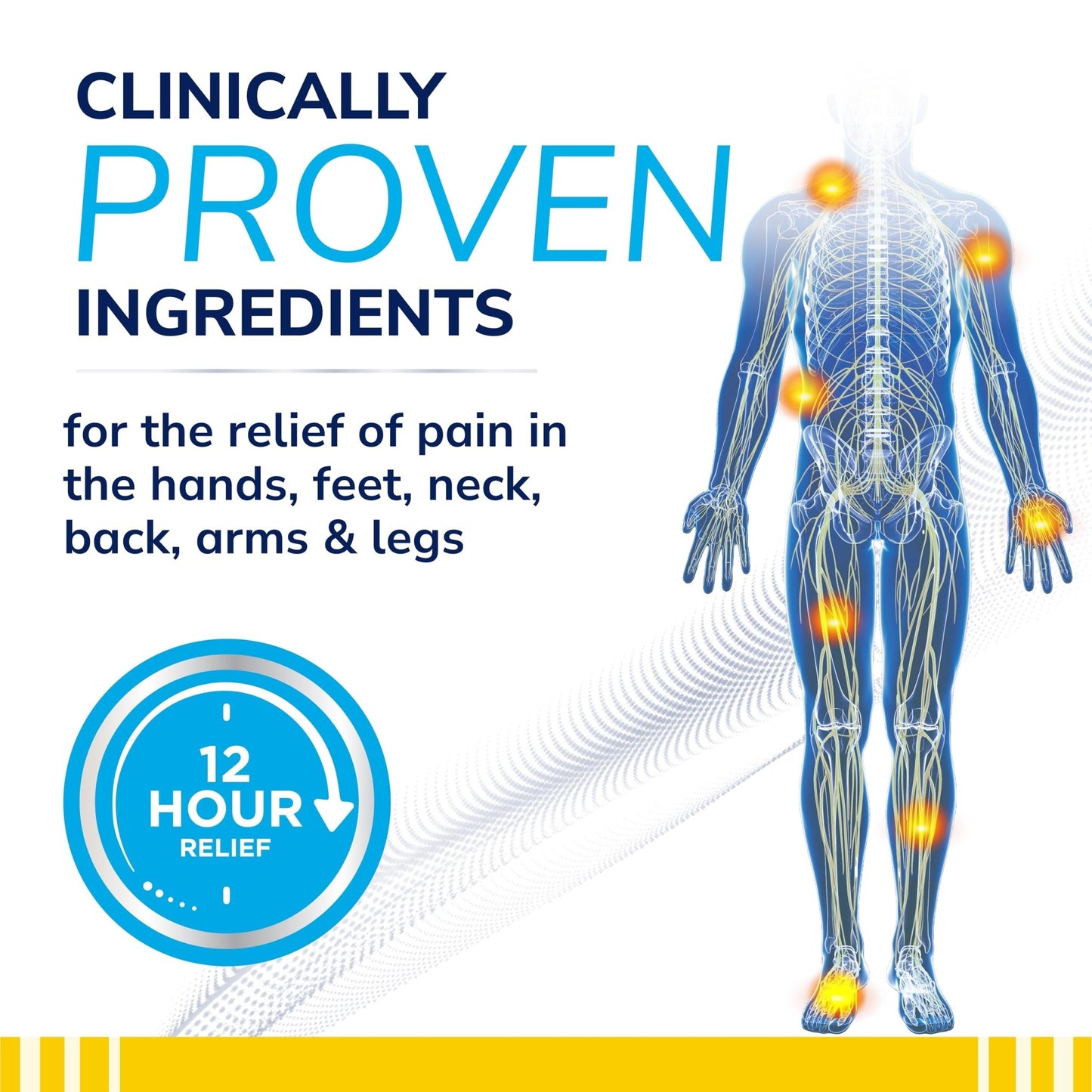 Dr. Scholl’s Clinical Strength 12-Hour Pain Relief Liquid Roll-On, 3 oz - 4% Lidocaine for Powerful Numbing, Instant Cooling Pain Relief with Menthol, Added Urea, Use on Hands, Feet, Neck, Back & Legs - dailyvitalstore
