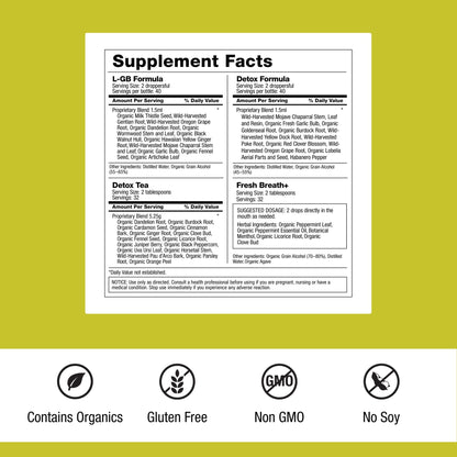 Dr. Schulze's 5-Day Liver Detox - 5-Day Liver Cleanse Kit - Supports Healthy Digestion & Energy - Gallbladder Cleanse - Plant-Based Ingredients - Gluten-Free & Vegan - dailyvitalstore