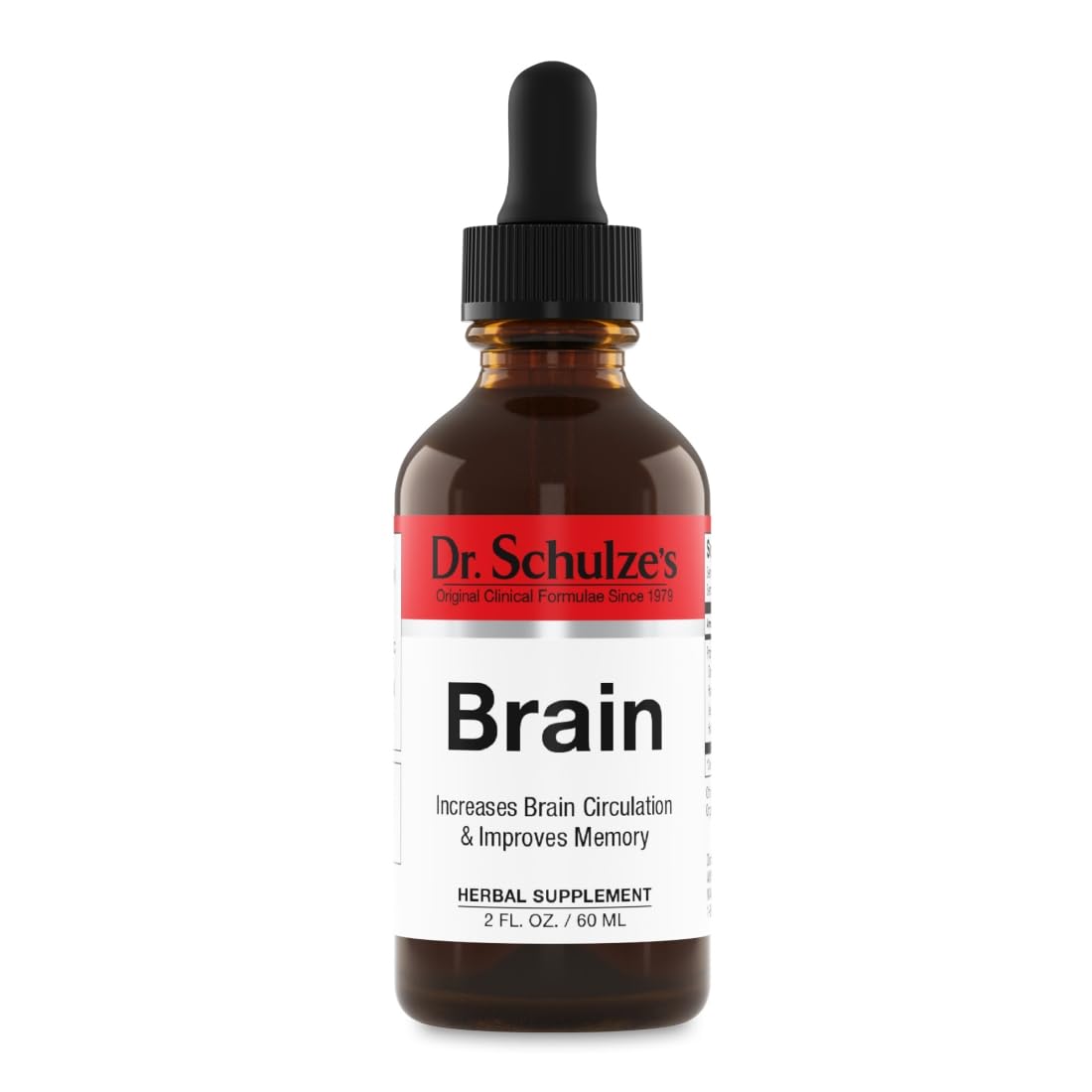 Dr. Schulze's Brain Formula 2 oz. - Vegan and Wild-Harvested | Stimulates Circulation and and Improved Mental Focus - dailyvitalstore
