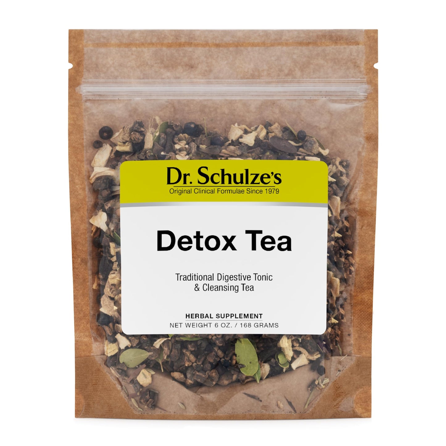 Dr. Schulze’s | Detox Tea | All Purpose Herbal Tonic | Powerful Digestive Stimulant | Dietary Supplement | Ultimate Liver Cleanse | Helps Eliminate Gas & Indigestion | Release Toxins | 6 Oz. Pack - dailyvitalstore