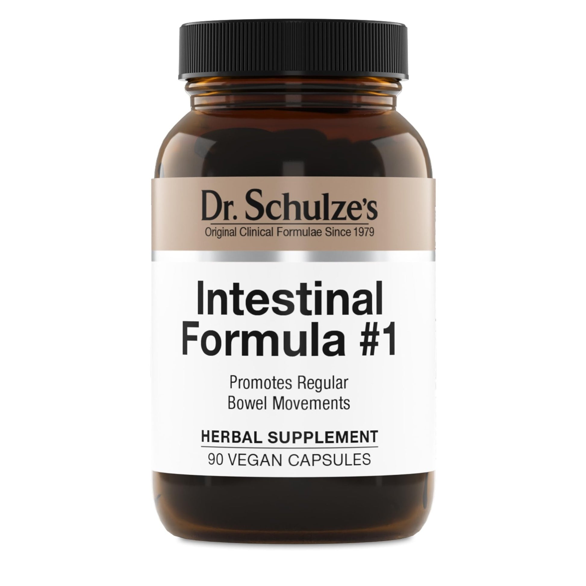 Dr. Schulze's Intestinal Formula 1 - Bowel Movement Supplement for Colon Health Support - Bloating & Constipation Aid - Intestinal Cleanse - All-Natural - Plant-Based - Vegan - 90 Count - dailyvitalstore