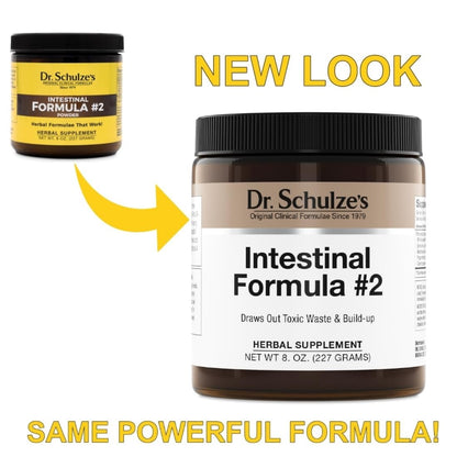 Dr. Schulze's Intestinal Formula 2 - Cleansing Supplement for Colon Health Support - Supports Daily Elimination - Plant-Based Herbal Supplement - Gluten-Free & Vegan - 8 oz - dailyvitalstore