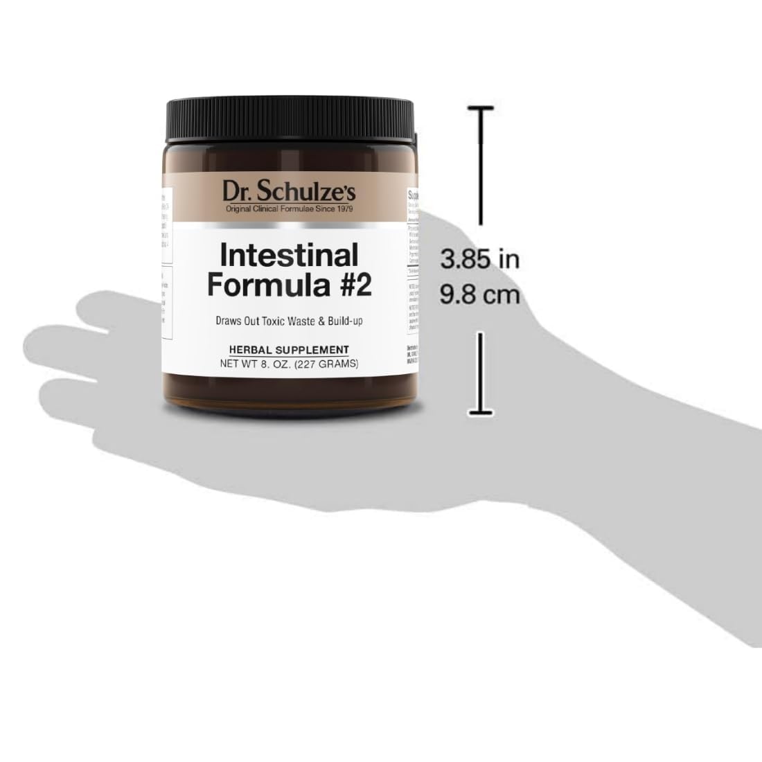 Dr. Schulze's Intestinal Formula 2 - Cleansing Supplement for Colon Health Support - Supports Daily Elimination - Plant-Based Herbal Supplement - Gluten-Free & Vegan - 8 oz - dailyvitalstore