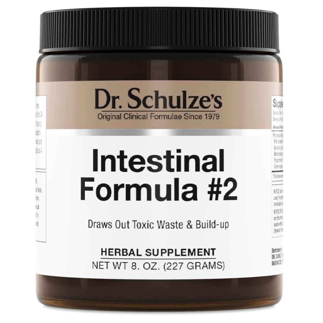Dr. Schulze's Intestinal Formula 2 - Cleansing Supplement for Colon Health Support - Supports Daily Elimination - Plant-Based Herbal Supplement - Gluten-Free & Vegan - 8 oz - dailyvitalstore